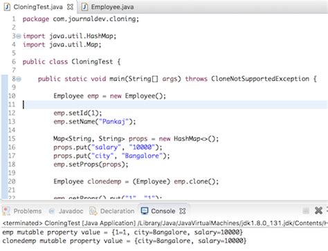 bag clone java|why use a bag in java.